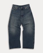 Fortela Jaron Denim Low Wide Leg Pants