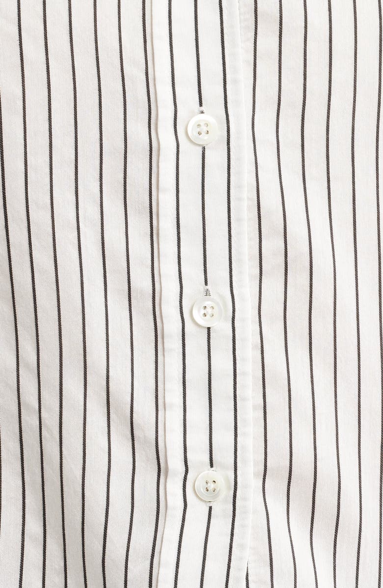 FRAME The Charles Button-Up Shirt, Alternate, color, Cream/ Navy