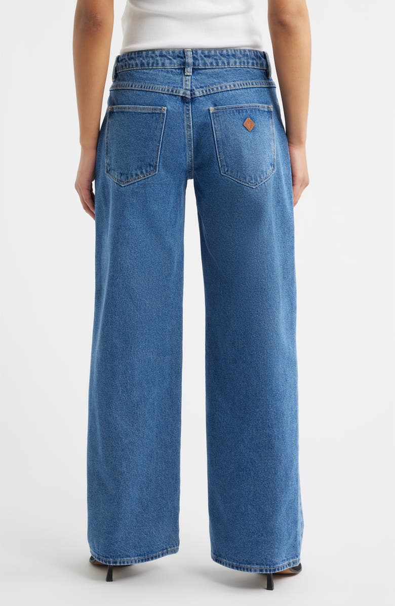 ABRAND '99 Molly Low Rise Baggy Wide Leg Jeans, Alternate, color, Mid Blue