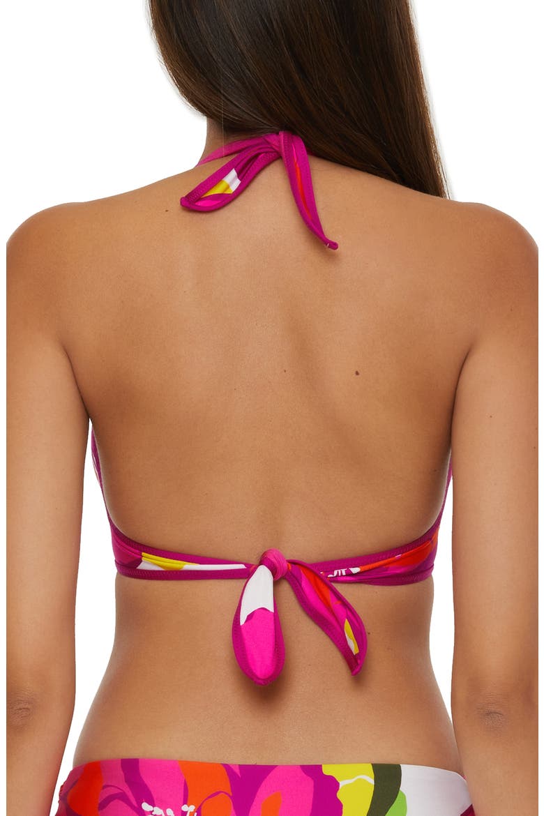 Bloom Reversible Bikini Top, Alternate, color, PINK MULTI