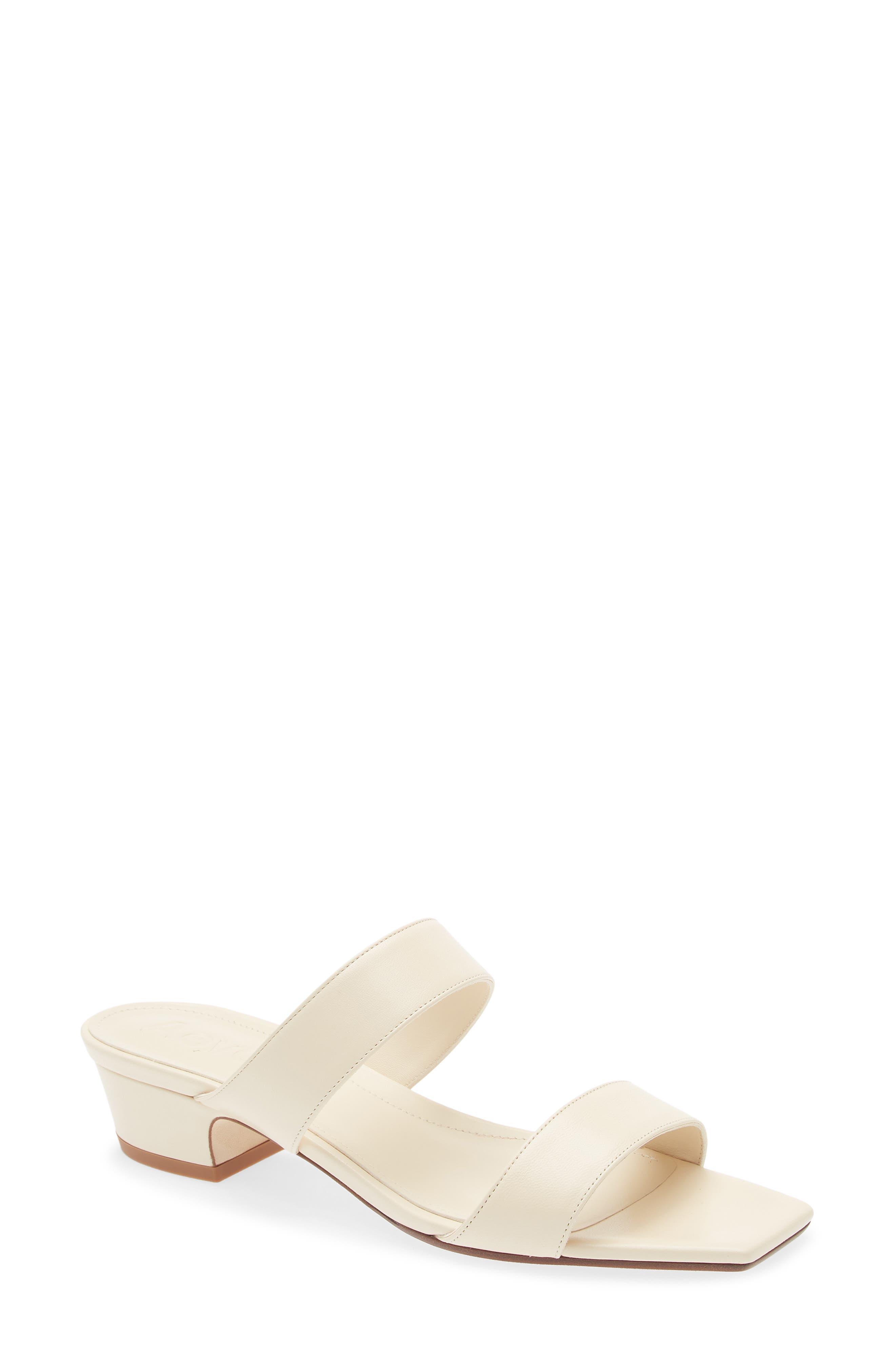 aeyde Kemi Sandal, Main, color, Creamy