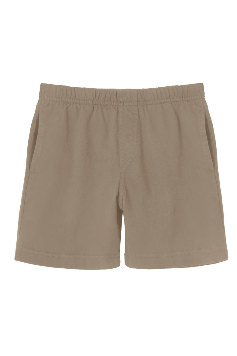 Boys 100% Cotton UPF 50+ Soft 3-Pocket Jersey Shorts, Main, color, Dark Khaki