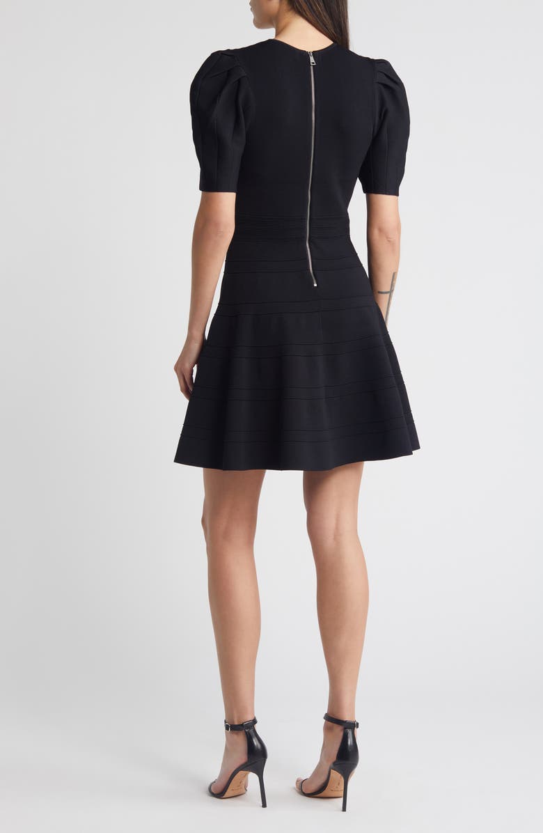 Ted Baker London Velvey Puff Sleeve Dress, Alternate, color,