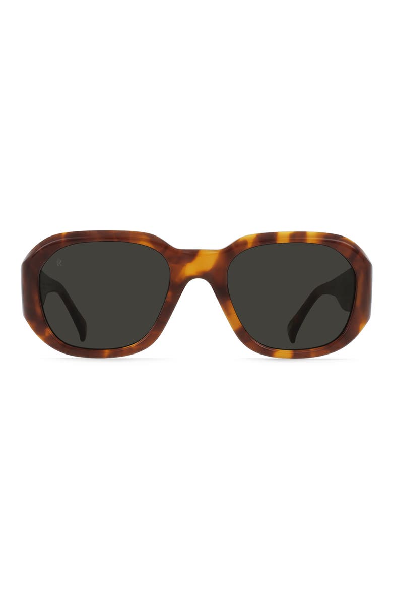 Zouk Gradient Polarized Square Sunglasses, Main, color, OSO TORTOISE/ MONSOON