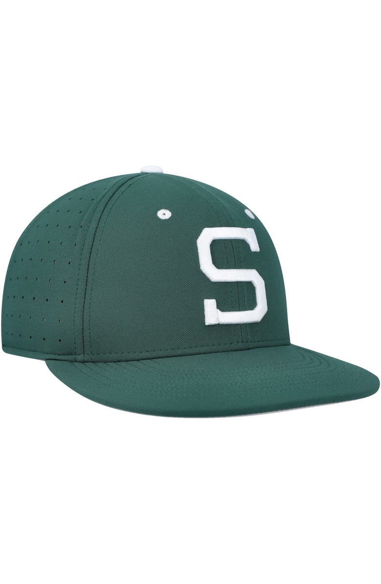 Nike Men's Nike Green Michigan State Spartans Aero True Baseball Performance Fitted Hat, Alternate, color, 
