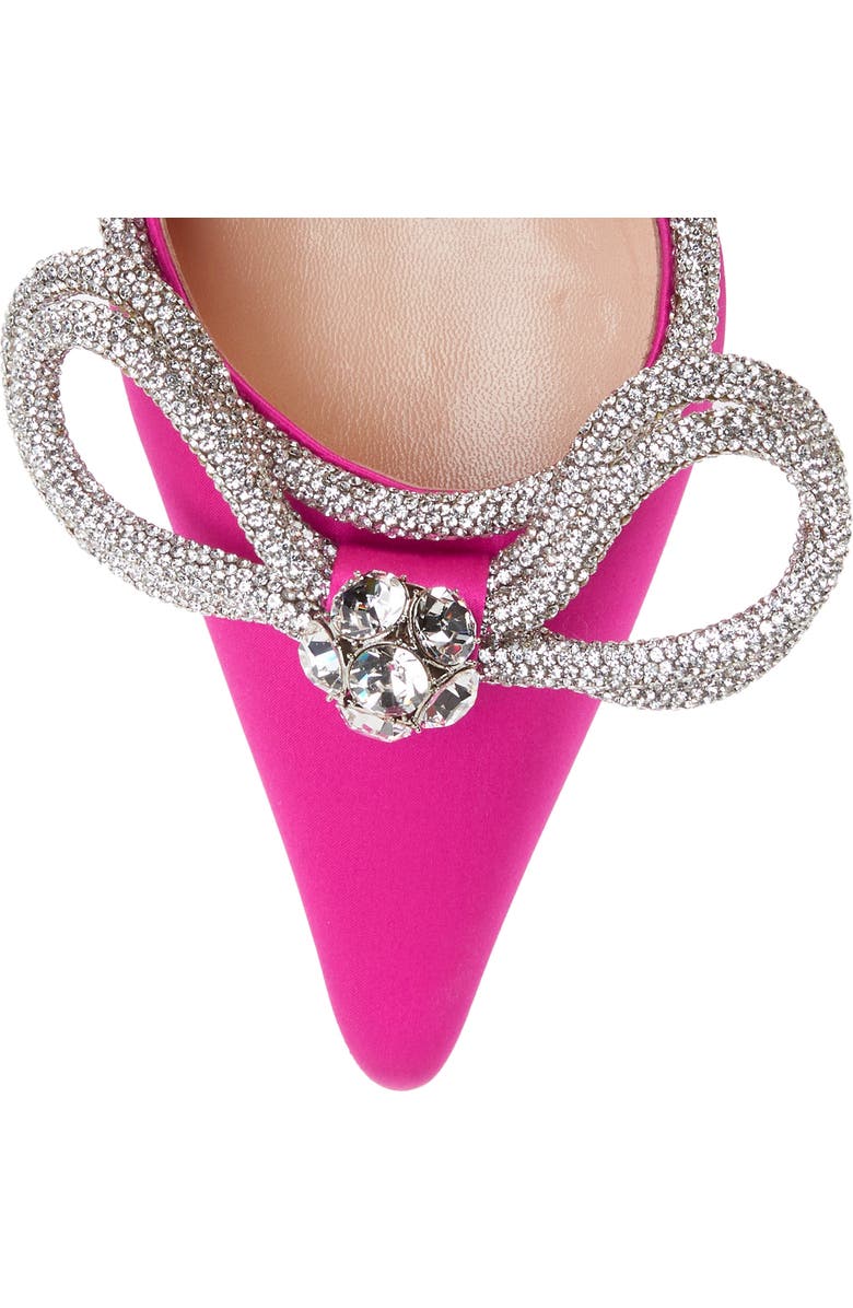 Mach & Mach Double Crystal Bow Pointed Toe Pump, Alternate, color,