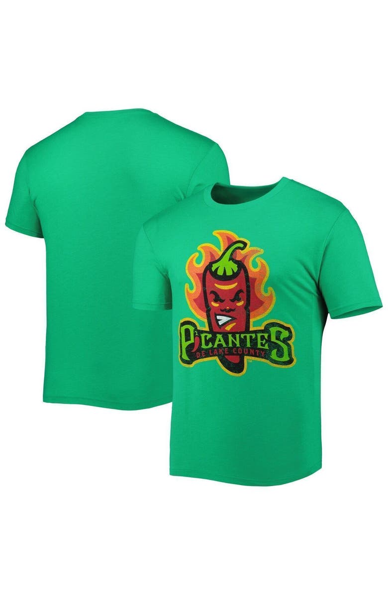 108 STITCHES Men's Green Picantes de Lake County Copa de la Diversion Home Tri-Blend T-Shirt, Main, color,