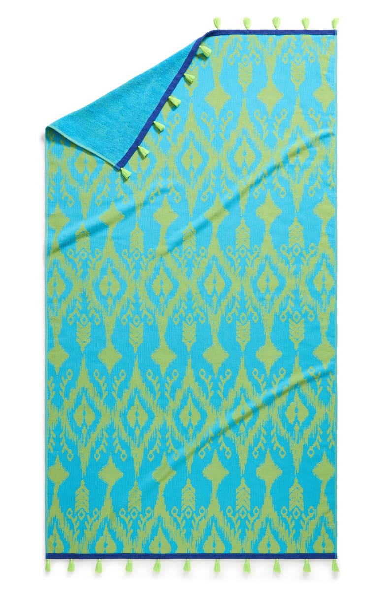 John Robshaw Ravi Peacock Beach Towel, Alternate, color,