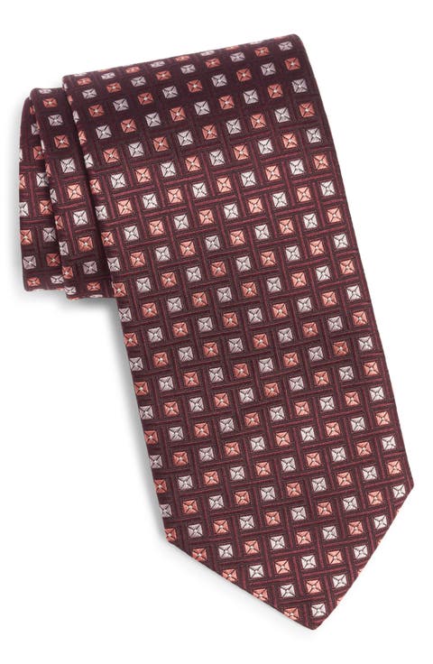 Medallion Silk Tie