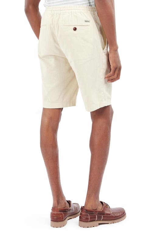 BARBOUR BARBOUR LINEN & COTTON BLEND SHORTS