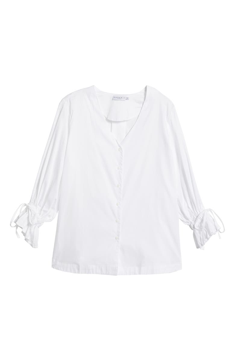 HARSHMAN Moana V-Neck Button-Up Shirt, Alternate, color, 