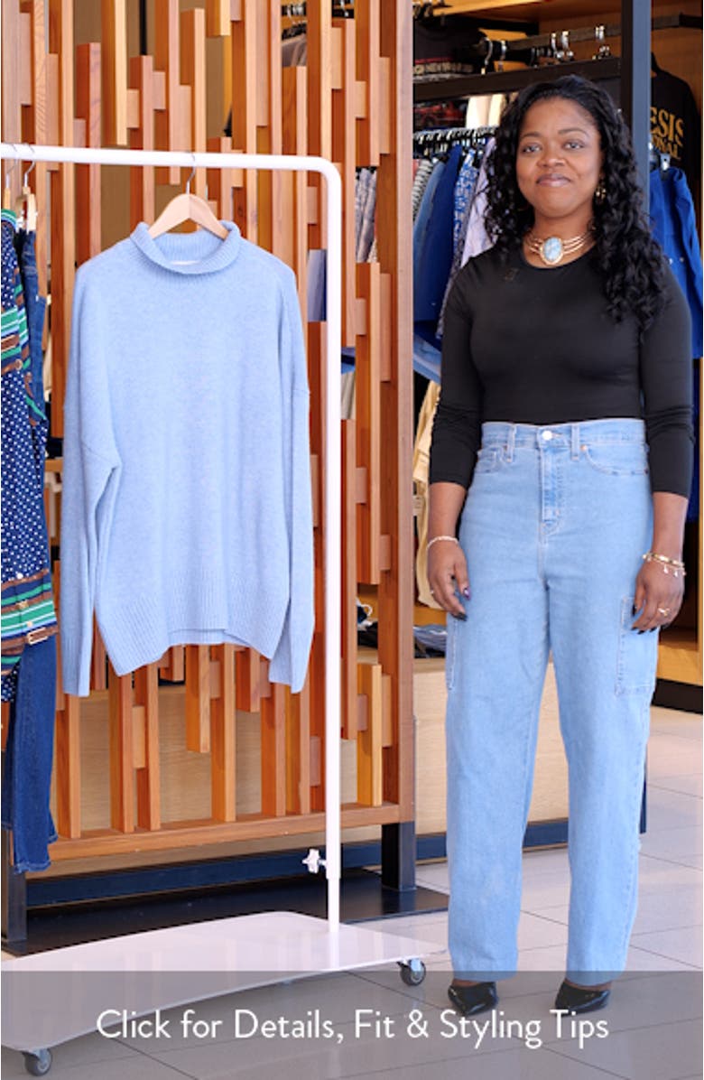 The Maddie Turtleneck Cashmere Sweater, sales video thumbnail