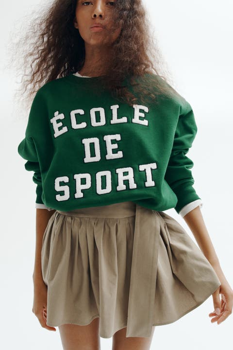 Text-motif Sweatshirt