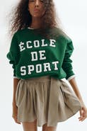 H&M Sweatshirt With Text Motif