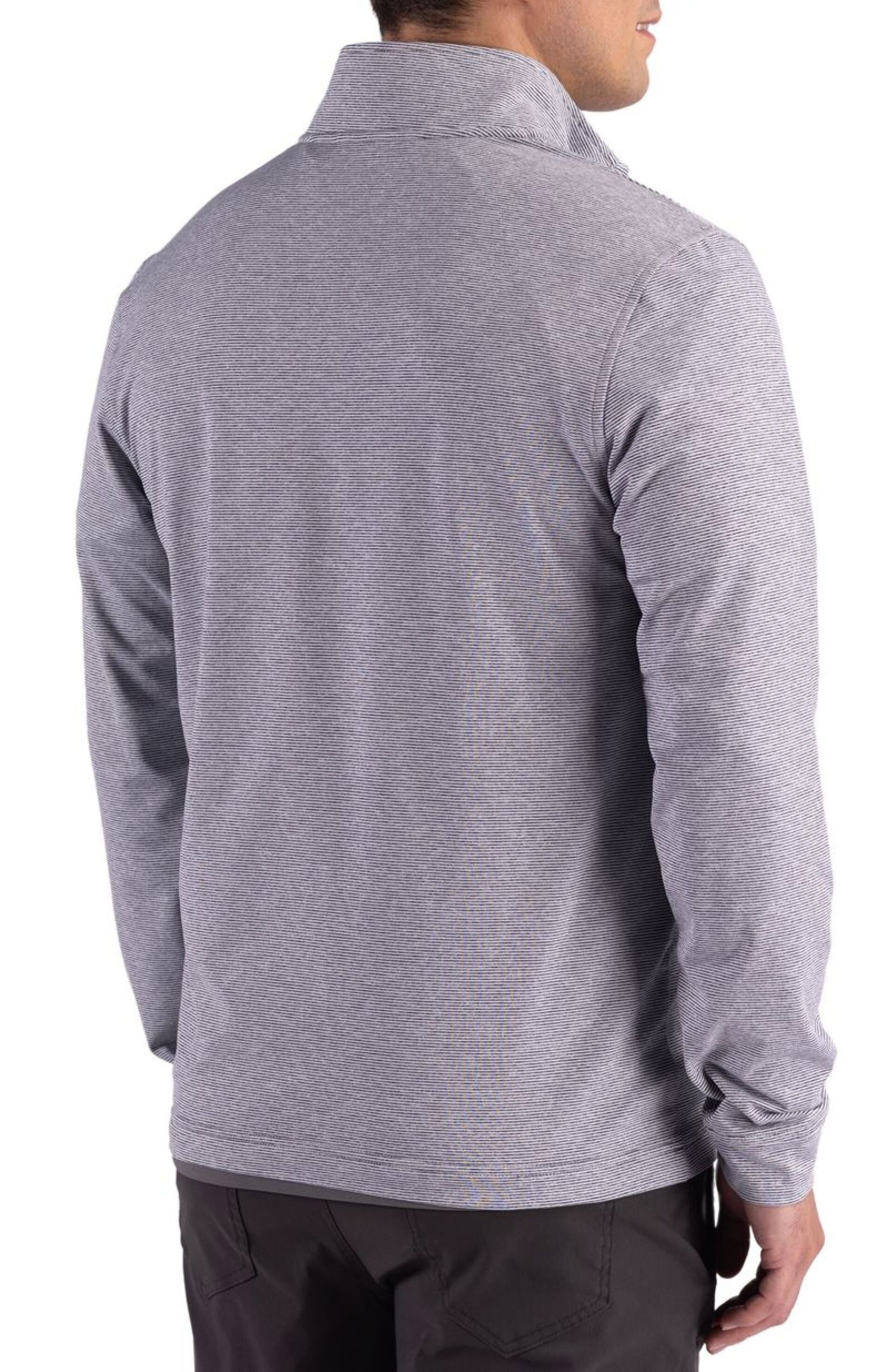 CBUK by Cutter & Buck Feeder Stripe Performance Quarter Zip Pullover ...