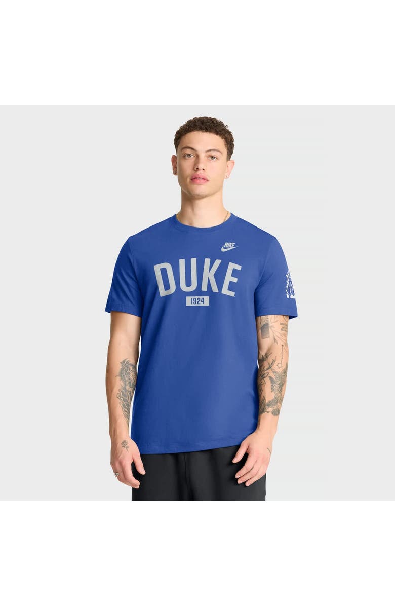 Nike Men's Nike Royal Duke Blue Devils Legacy Arch T-Shirt, Main, color, Royal