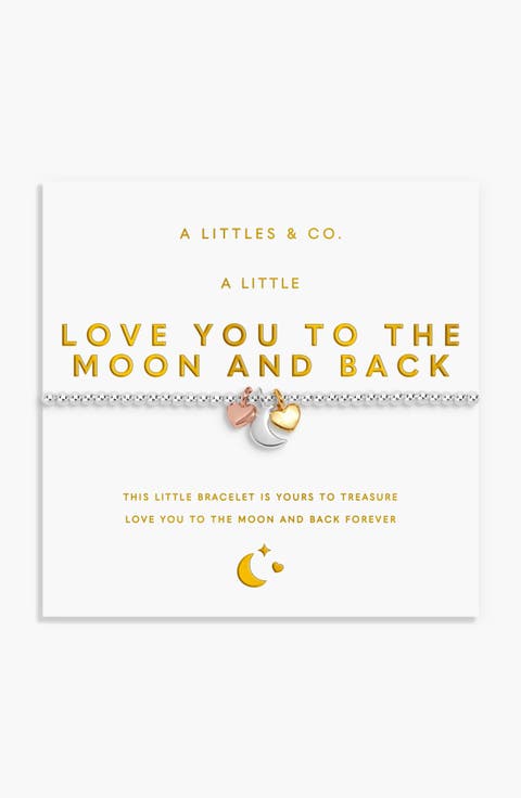 A Little Charmed Moments 'Love You To The Moon And Back' Bracelet