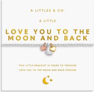 A Littles & Co A Little Charmed Moments 'Love You To The Moon And Back' Bracelet