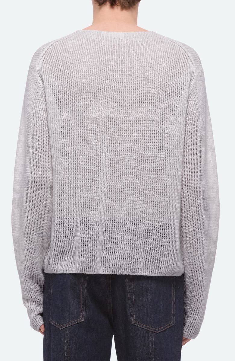 Helmut Lang Texture Henley Sweater, Alternate, color, 