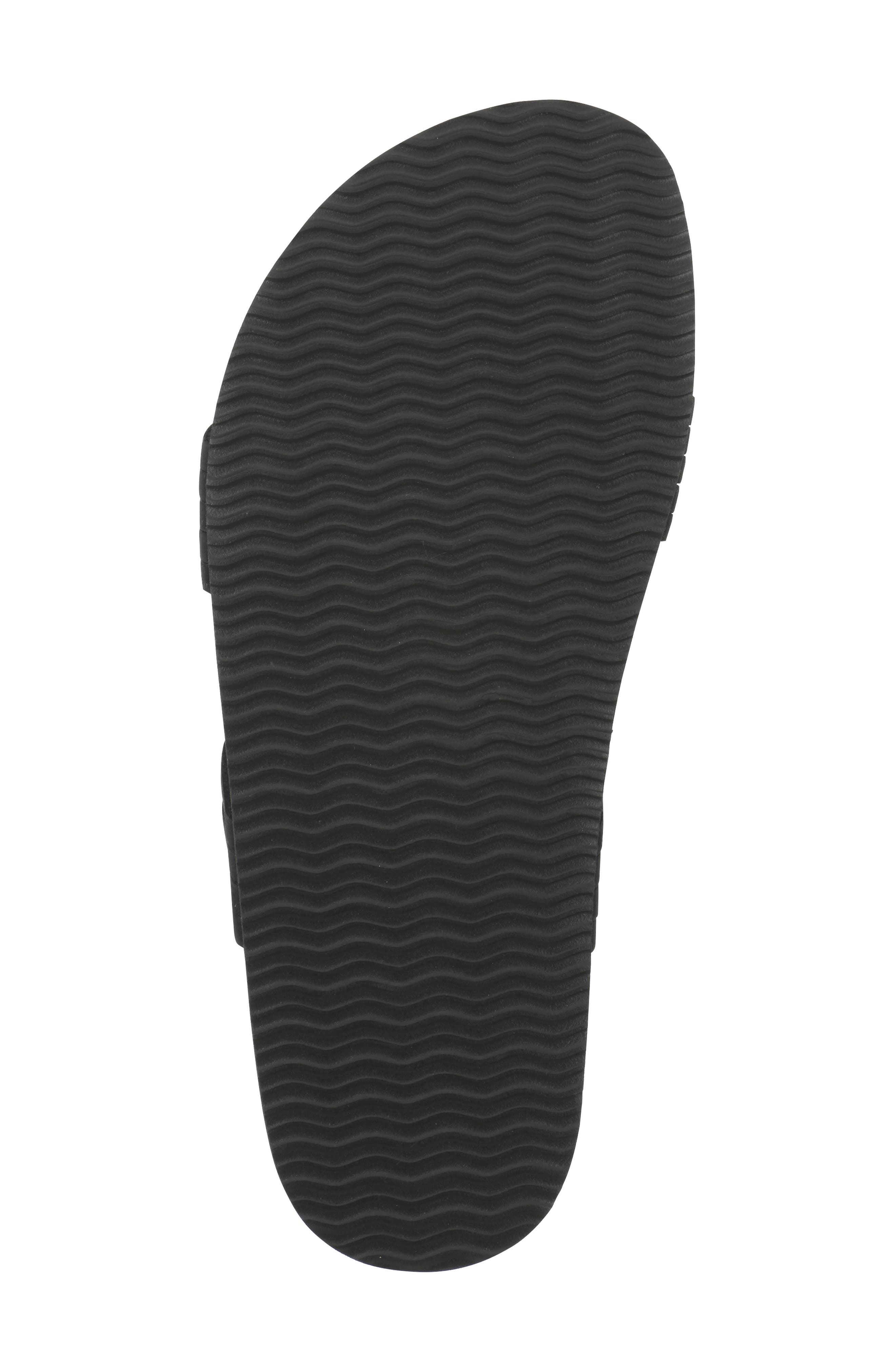 White Mountain Footwear Halicore Slide Sandal, Alternate, color, Black/ Nubuck