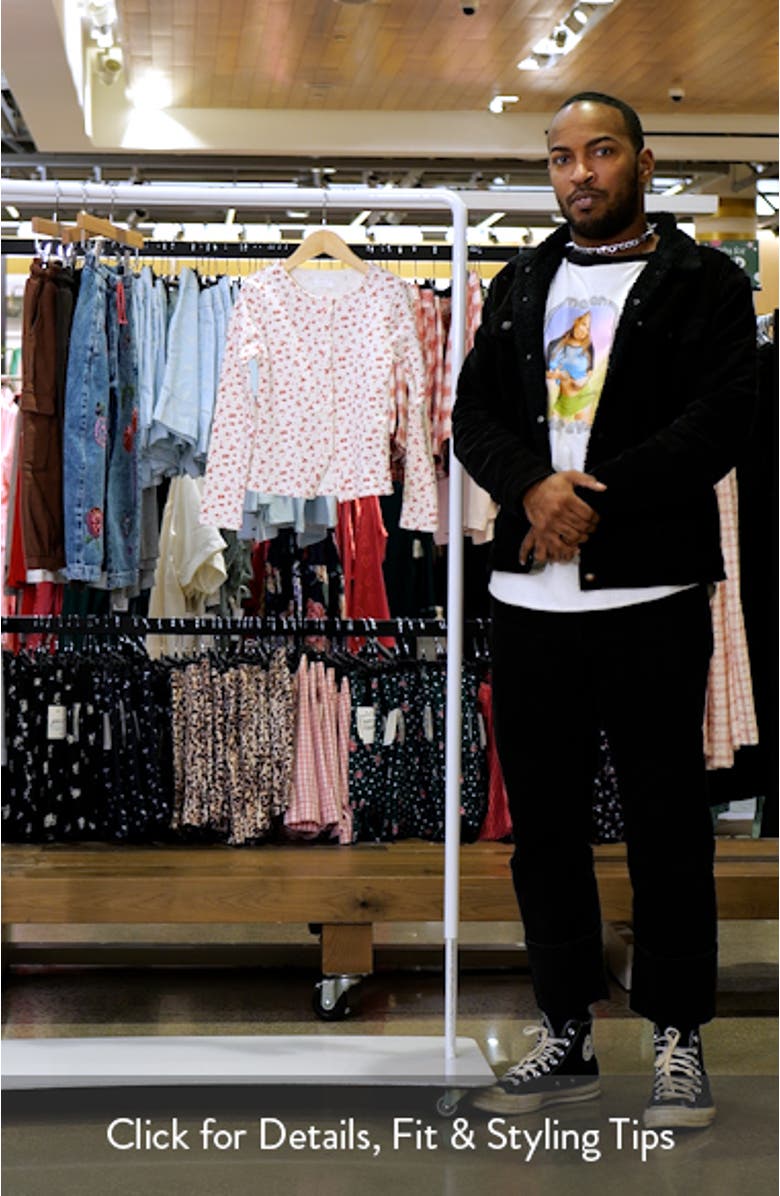 Kids' Long Sleeve Floral Cardigan, sales video thumbnail