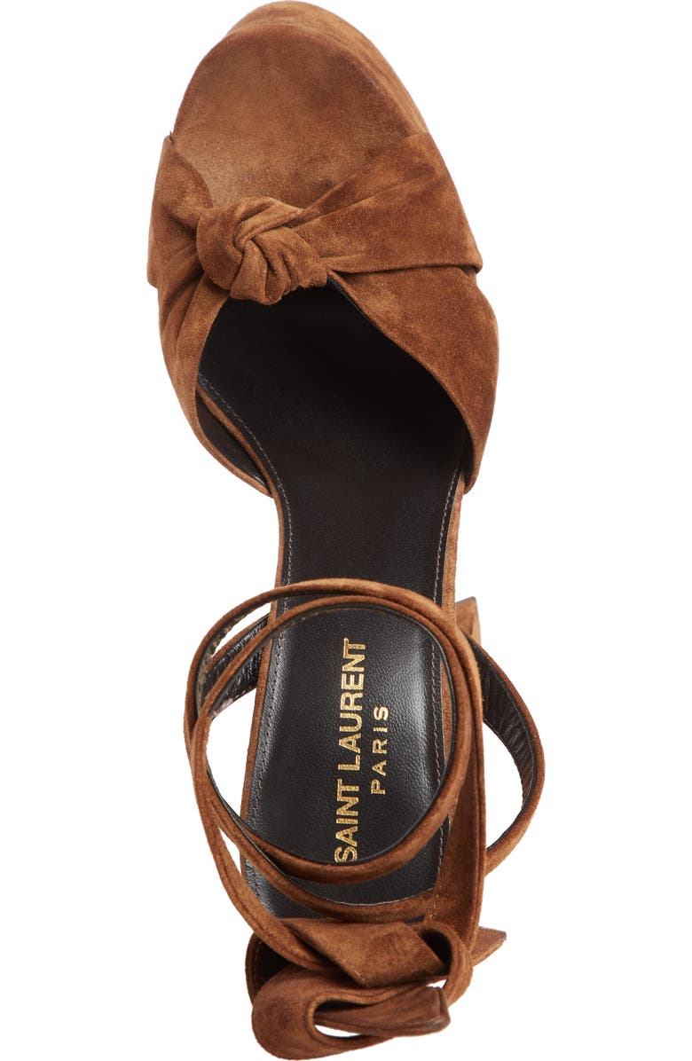 Saint Laurent Paige Platform Sandal, Alternate, color,