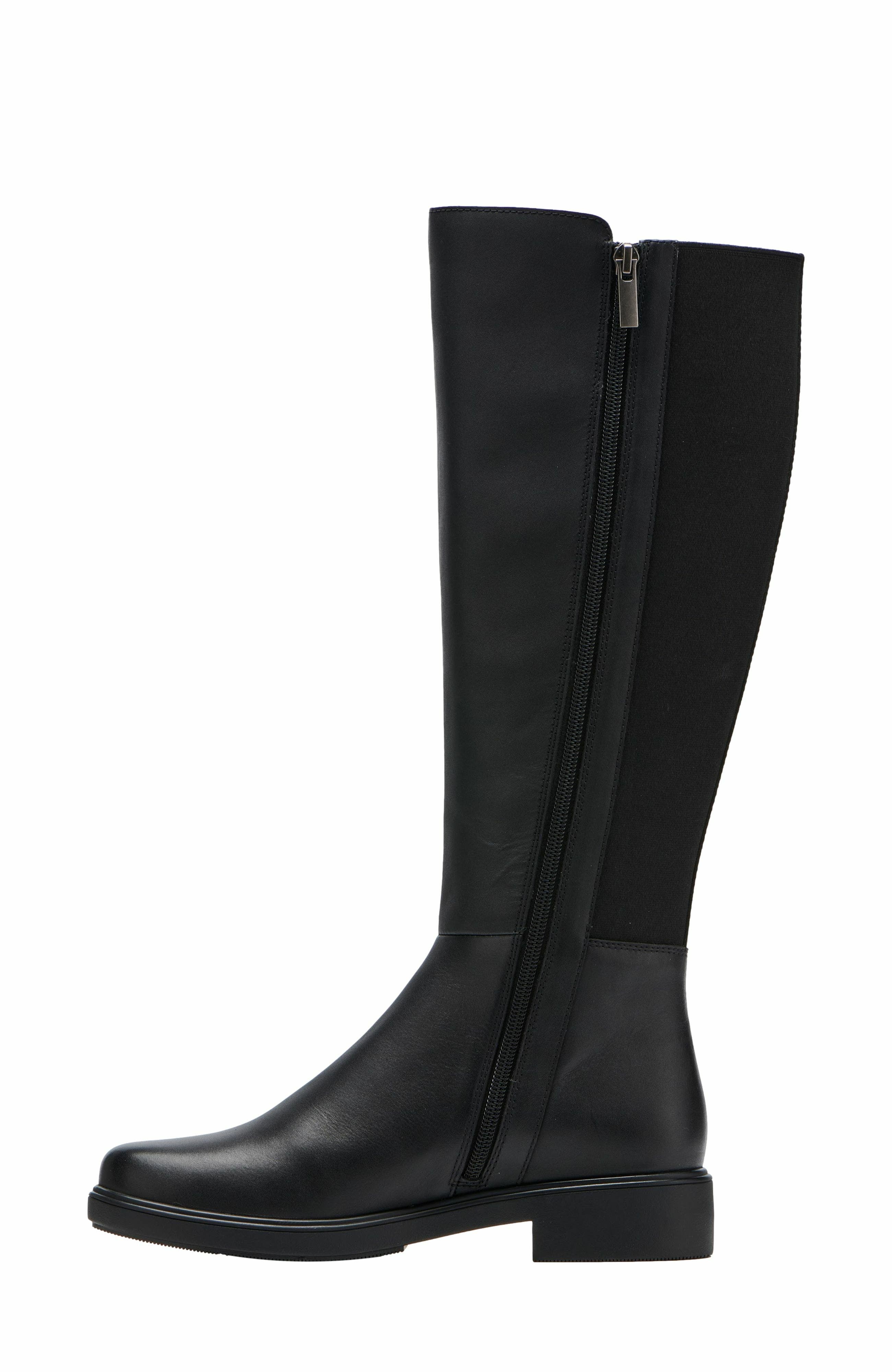 ABEO Compass Stretch Tall Boots, Alternate, color, Black - Metatarsal