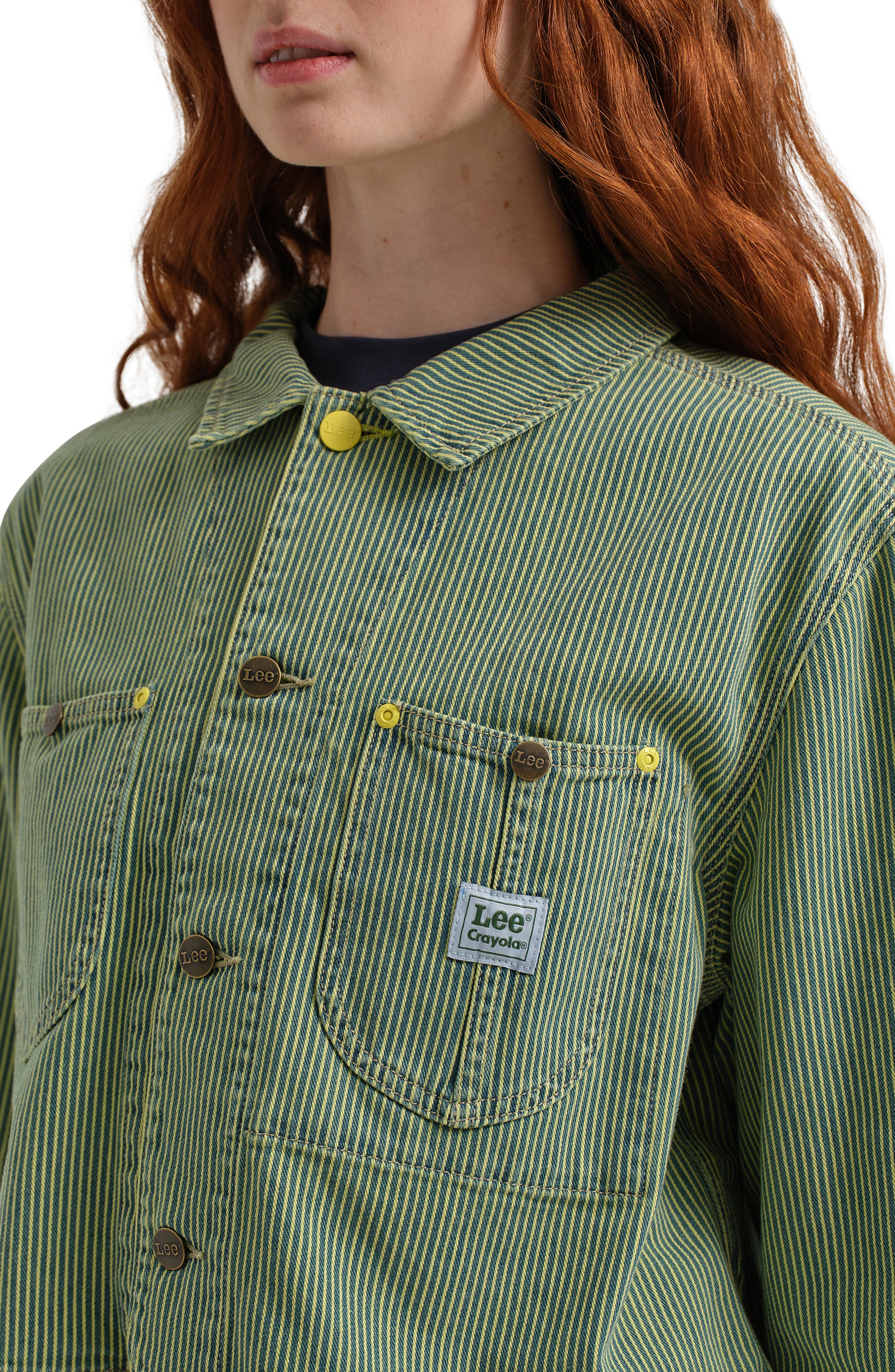 x Crayola Cropped Chore Jacket - image 2