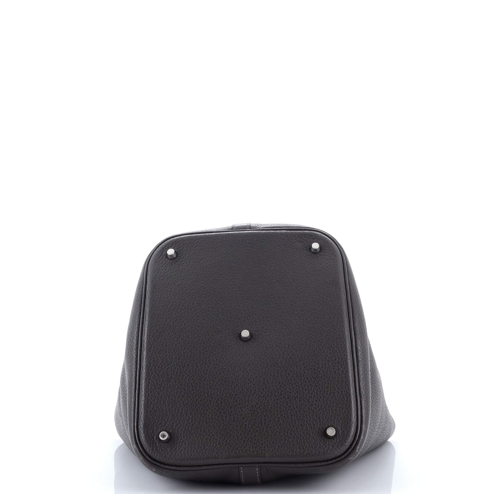 Pre-Owned Hermes Picotin Lock Bag Clemence GM, Alternate, color, Vert De Gris