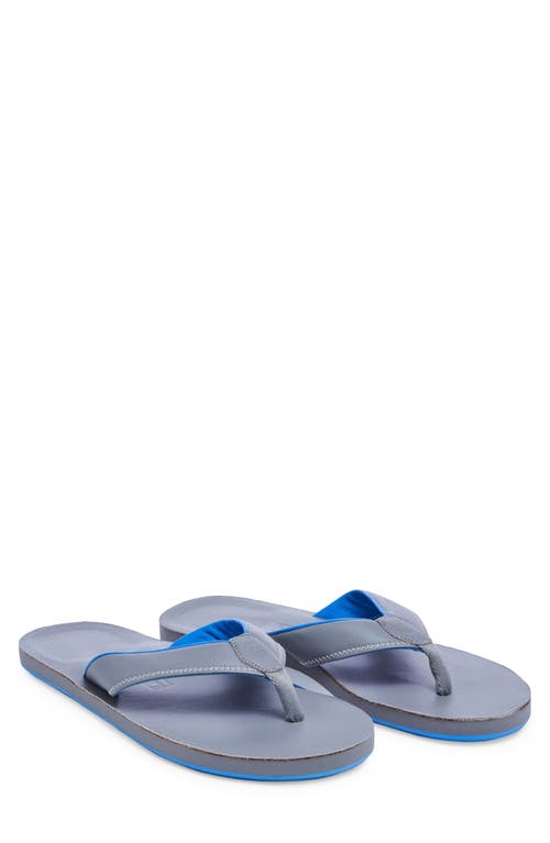 Hari Mari The Clipper Cask Waterproof Flip Flop In Fog