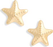 NORDSTROM RACK Textured Starfish Stud Earrings