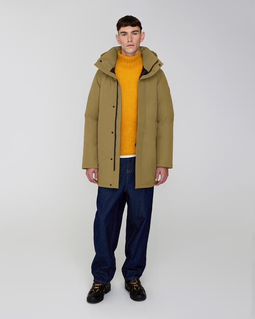 Quartz Co. Labrador | Hooded Down Winter Jacket In Khaki