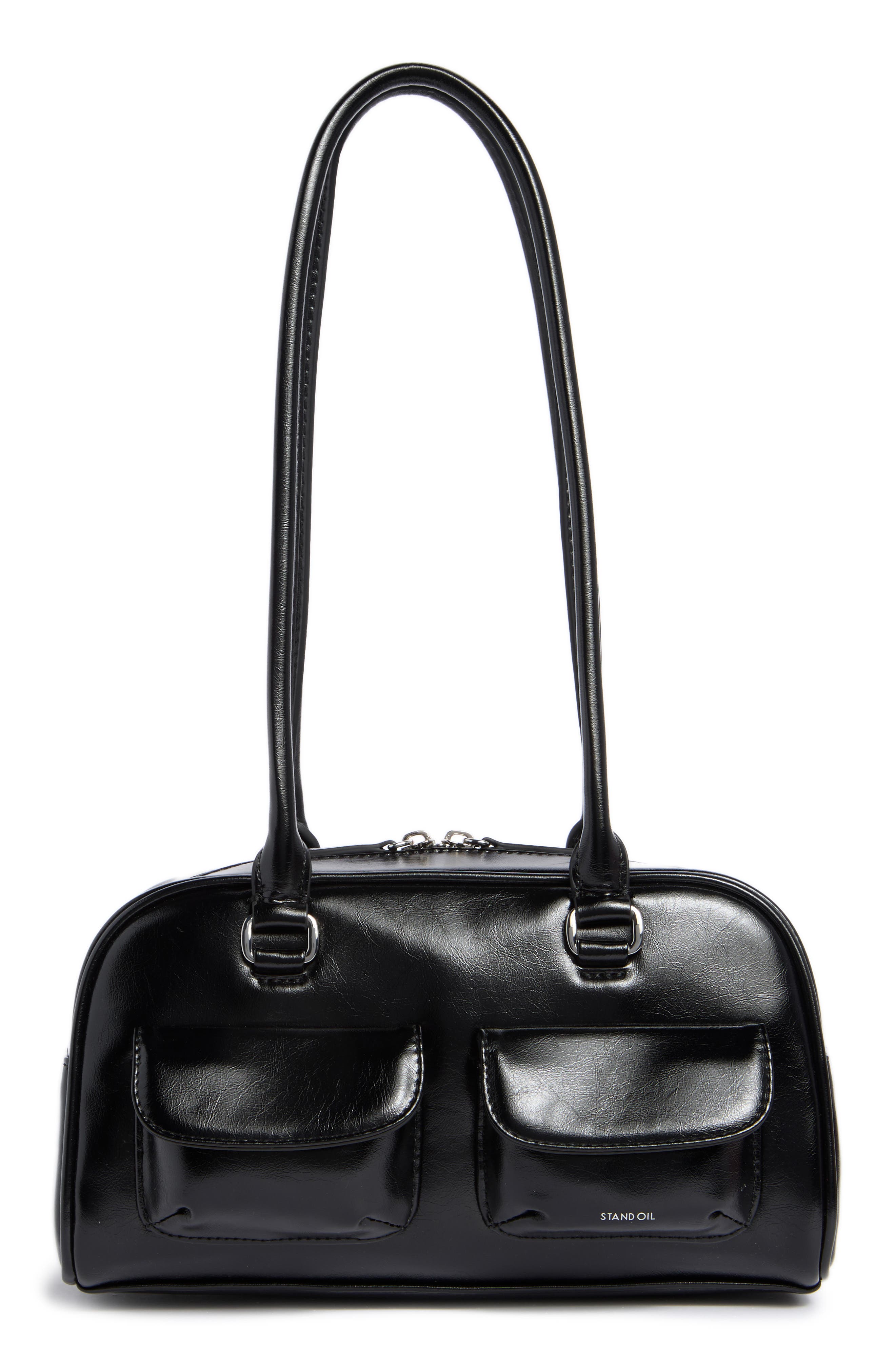 Stand Oil Chubby Bag in Black 