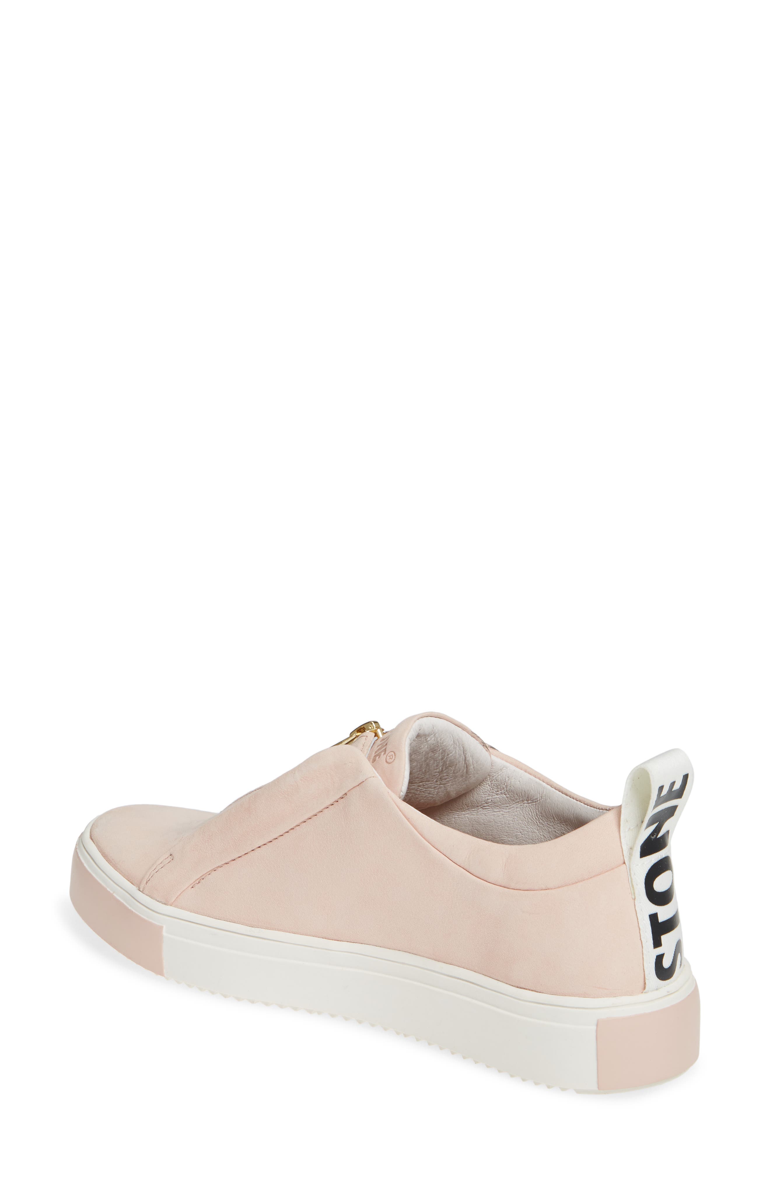 Blackstone RL62 Zip Front Sneaker, Alternate, color, Cameo Rose