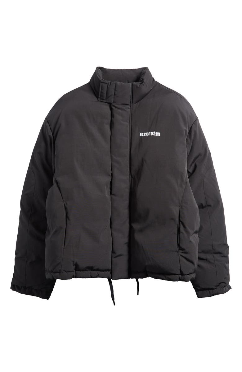 ICECREAM Archie Graphic Puffer Jacket, Alternate, color, Black