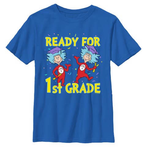 Boy's Dr. Seuss Ready For First Grade  Graphic T-Shirt