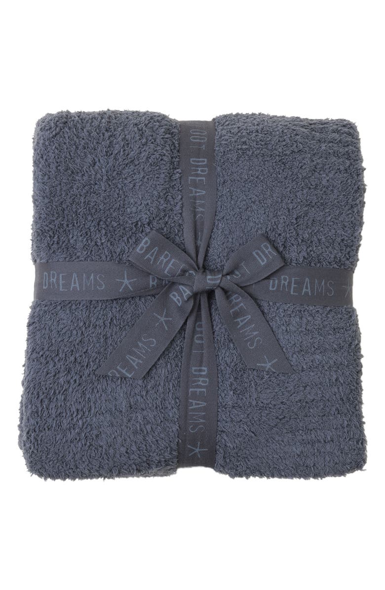 Barefoot Dreams<sup>®</sup> CozyChic<sup>™</sup> Throw Blanket, Main, color, Slateblue