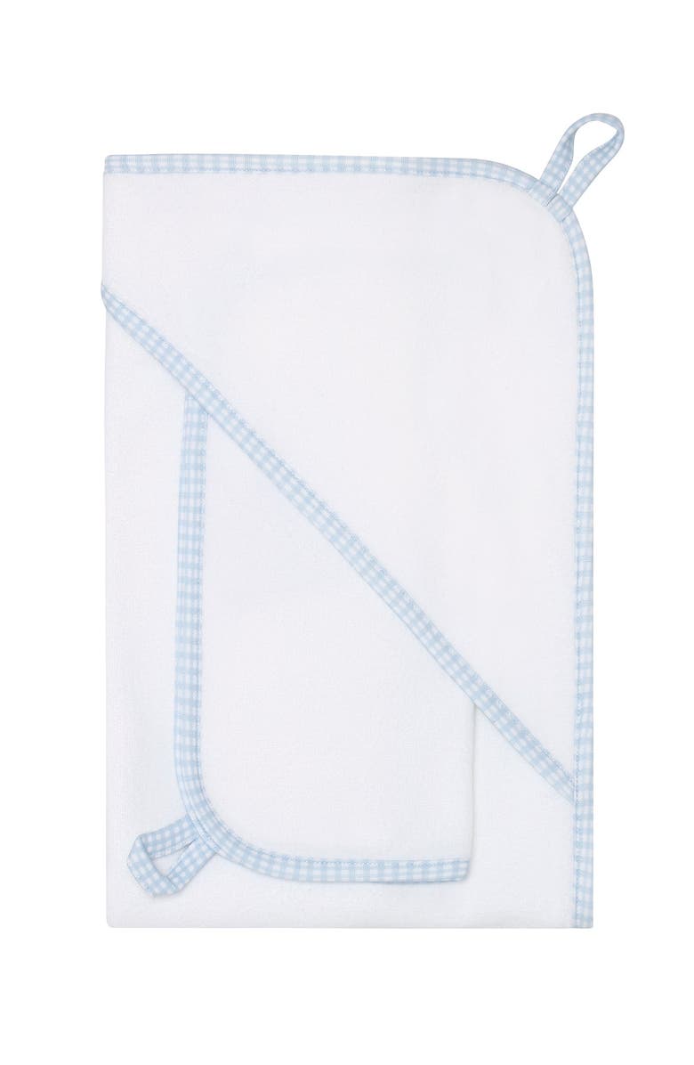 Nellapima Blue Gingham Towel - Baby, Alternate, color, Blue
