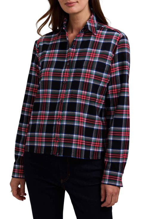 Jodie Plaid Button-Up Shirt