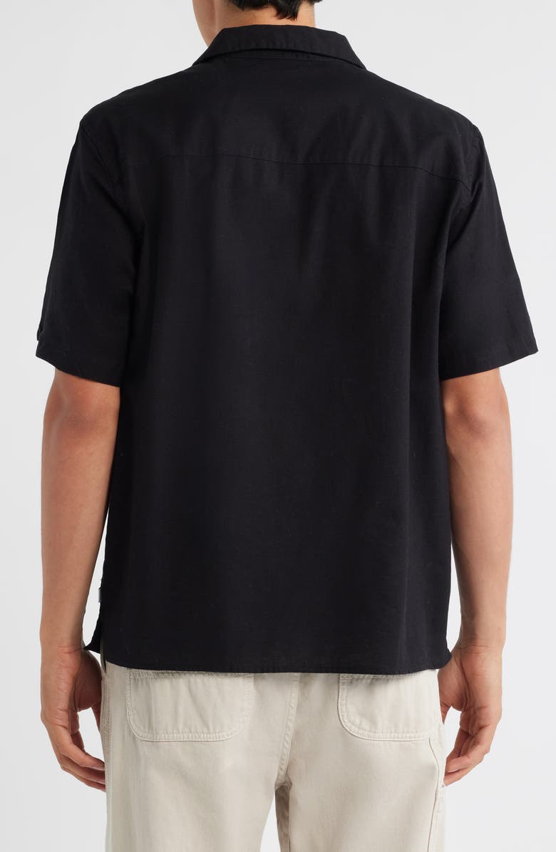 Wax London Didicot Embroidered Appliqué Cotton Camp Shirt, Alternate, color,