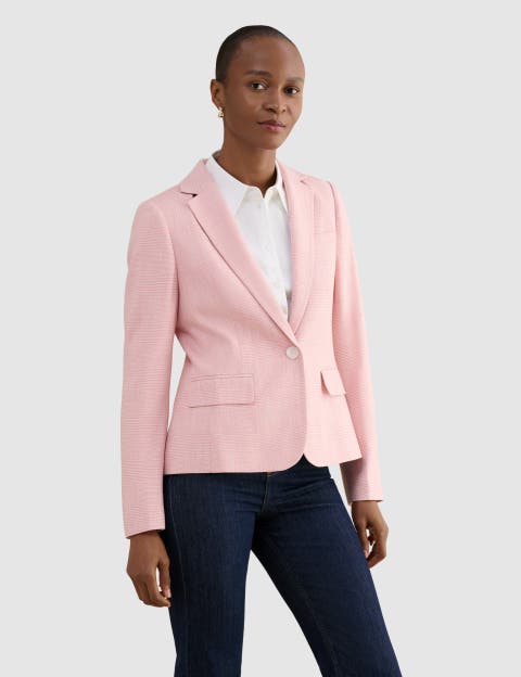 Blake Single-Button Tailored Blazer