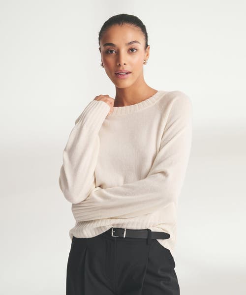 Shop Naadam Signature Cashmere Raglan Crewneck Sweater