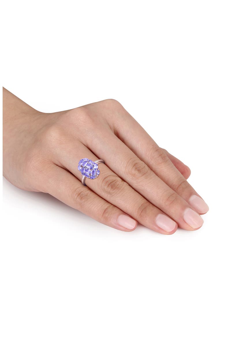 Multi-Shaped Tanzanite Statement Ring, Alternate, color, PURPLE