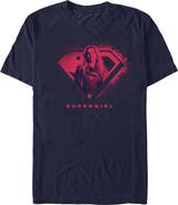 Supergirl Men's Supergirl Kara Portrait Logo Graphic T-Shirt