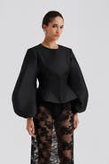 Malina Vendela Balloon Sleeve Blouse