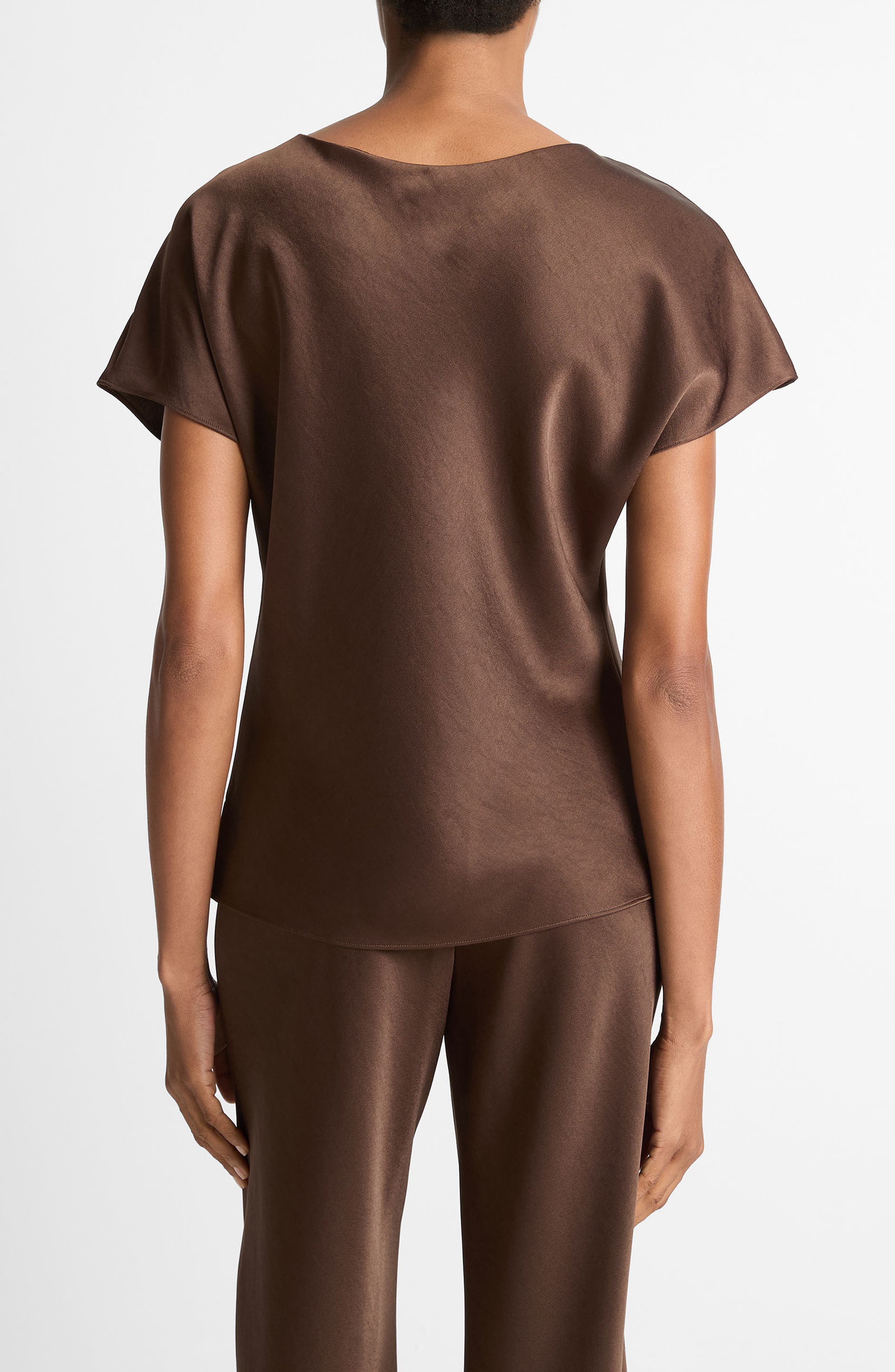 Cap Sleeve V-Neck Top - image 2