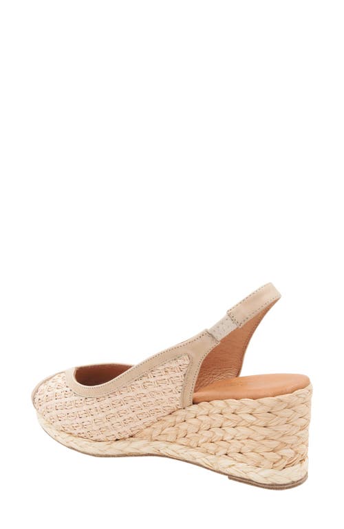 Andre Assous André Assous Audrey Espadrille Wedge Sandal In Silver
