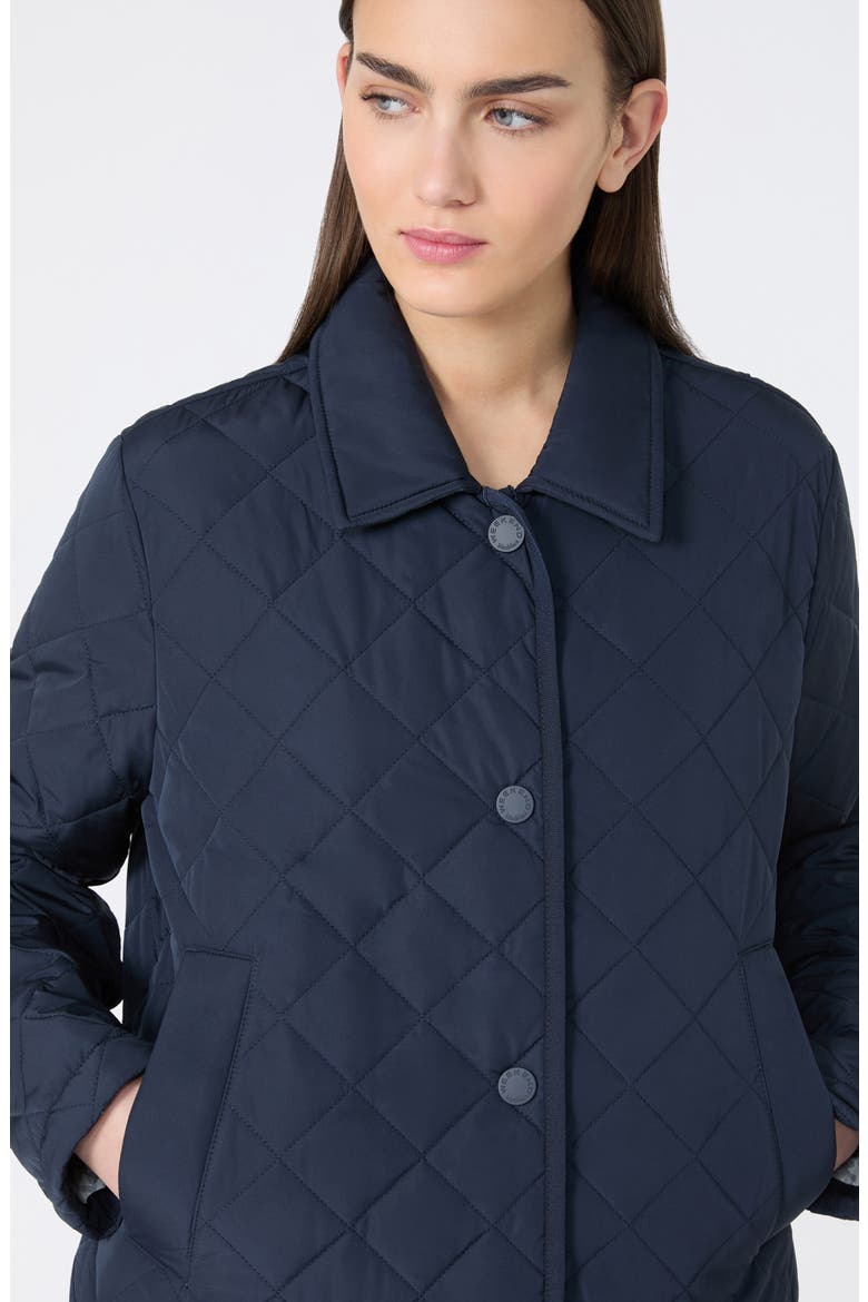 Gelo Quilted Jacket, Alternate, color, NAVY