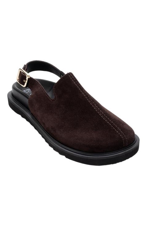 Laby Leather Clogs