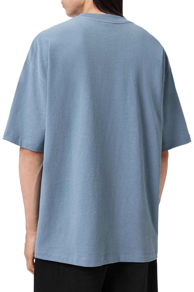 Xander Crewneck T-Shirt, Alternate, color, COASTLINE BLUE